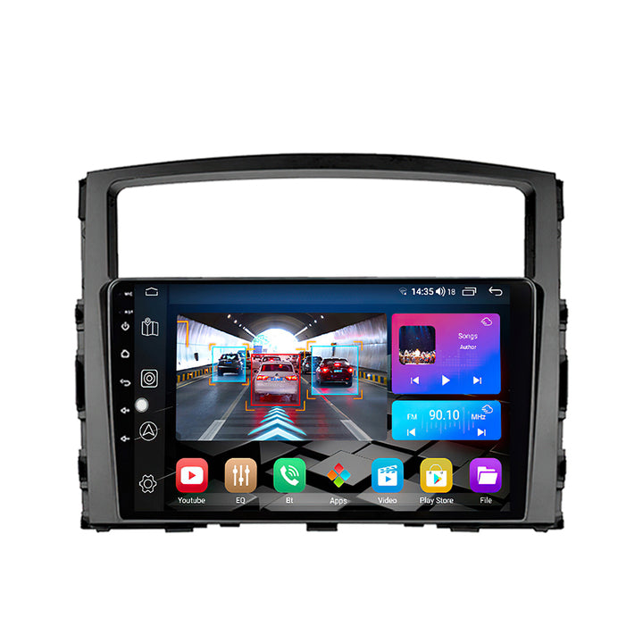 LEHX 8 Core 5G Car Radio Video Player Android 12 2 Din for Mitsubishi Pajero 4 V80 V90 2006-2014 Carplay GSP Car DVD Player